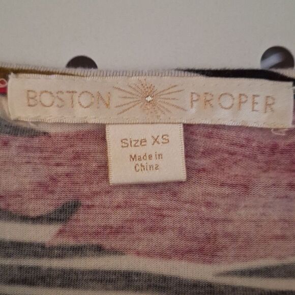 Boston Proper Womens Mini Dress Cold Shoulder Rave EDM Boho Artsy Chic XS - Picture 2 of 14